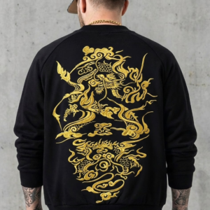 Embroidered Panda Hoodie