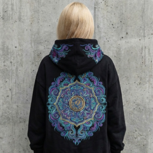 Embroidered Panda Hoodie